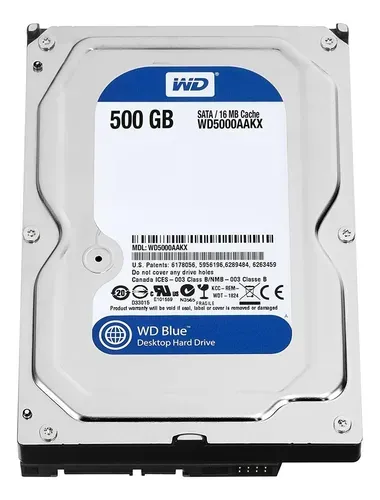 DISCO MECÁNICO HDD WD WD5000AEKX 500GB 3.5" 7200RPM USADO